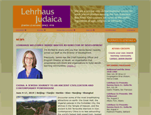 Tablet Screenshot of lehrhaus.org